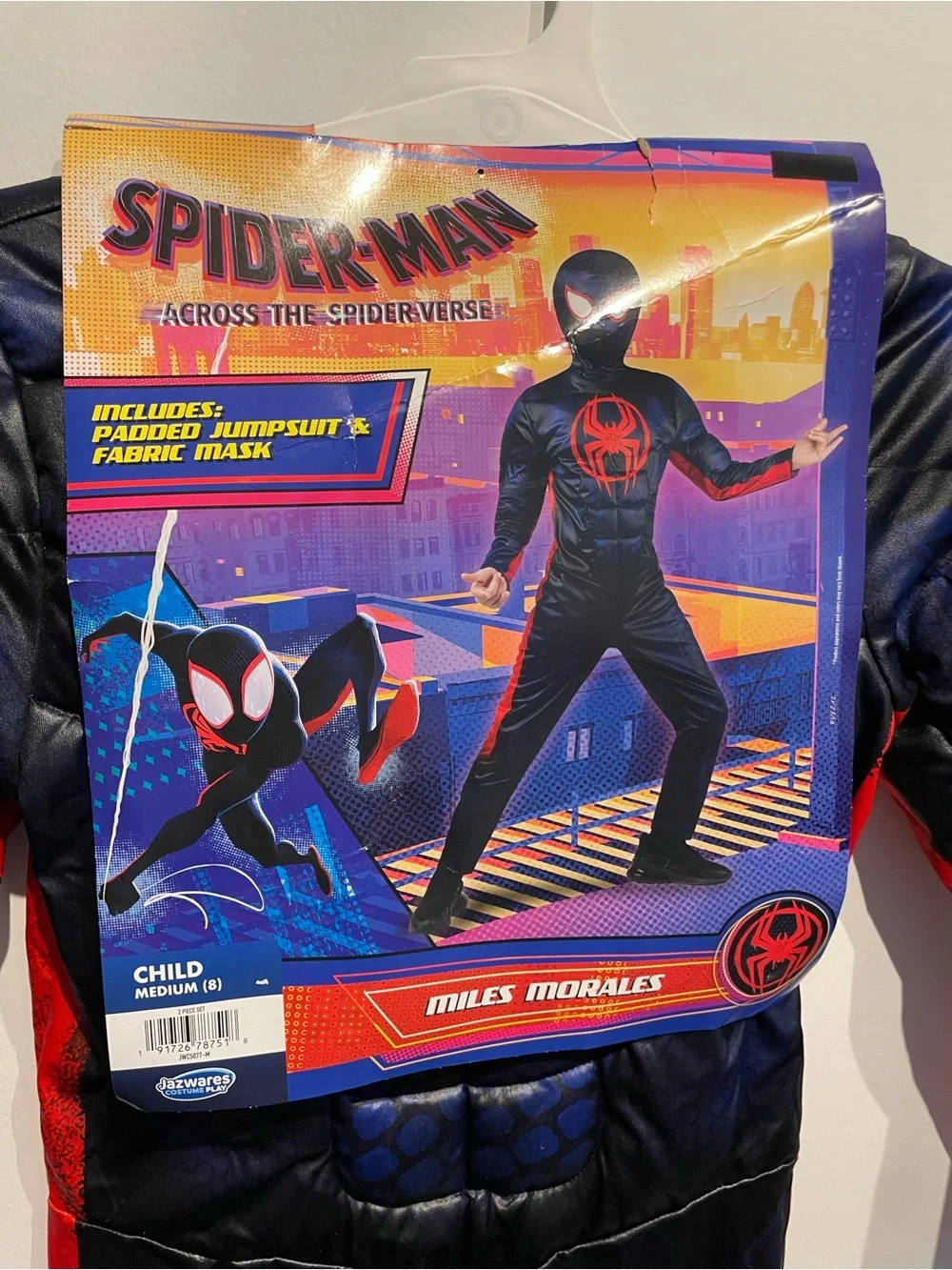 Marvel Avengers Spider-Man Across the Spider Verse Miles Morales Youth M(8) NWT - Picture 2 of 8
